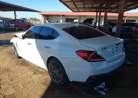 2019 Genesis G70 2.0T Advanced from USA, damaged, VIN KMTG64LA2KU031904